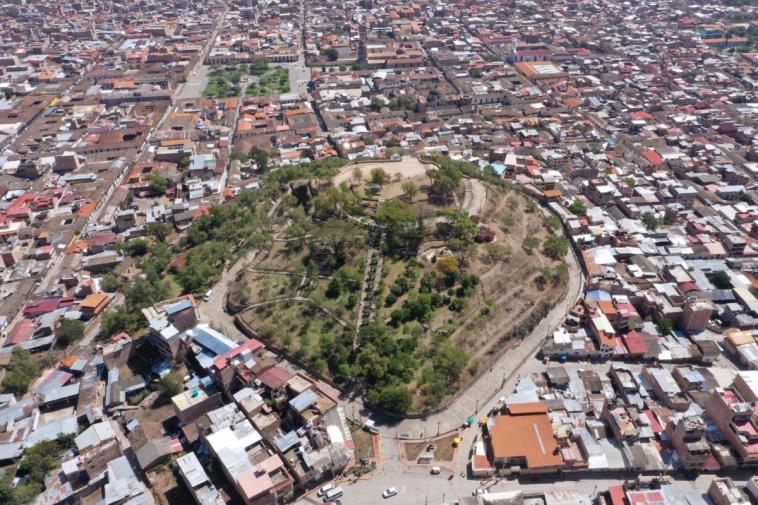 Santa Apolonia Hill or Apu Rumitiana is located in the heart of the city of Cajamarca, Perú.